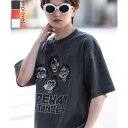 【5%OFFクーポン 9/11 1:59まで】improves 半袖Tシャツ メンズ SIDEWAY STANCE サイドウェイスタンス プリント ピグメント ロックバンド カットソー アメカジ スケーター ストリート 古着MIX トップス