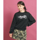 【5/10限定 15%OFFクーポン】PINK-latte 【プチプラ】コットン混裏起毛スウェット その他