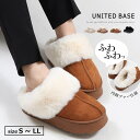 UNITED BASE サンダルタイプ ふわふわファー 厚底ムートンブーツ 秋 冬 秋冬 レディース シューズ・靴