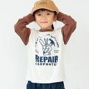 ブランシェス 【eikoコラボ/WEB限定】綿100%アソートグラフィック長袖Tシャツ トップス