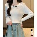 【8/11まで5%OFFクーポン】Miniministore リブニットトップス レディース きれいめ トップス