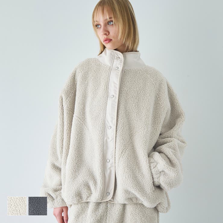 【10％OFFクーポン！11/11 (火)1:59まで】coca ボアジャケット アウター(コート・ジャケットなど)のサムネイル