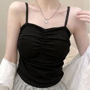 【5%OFFクーポン 9/11 1:59まで】レースレディース フロントギャザー カップ付き ハートネック コンパクト キャミソール 女性 レディース 下着 肌着 インナー ブラジャー 春 夏 秋 冬 ベーシック 定番 パッド 大人 上品 単色 無地 シ