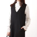 【5/15限定 15%OFFクーポン】レースレディース ポケット付き 深Vネック ノースリーブ ロング ワンピース 女性 レディース ジャンスカ オールインワン...