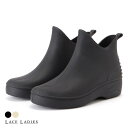 【5%OFFクーポン 9/11 1:59まで】レースレディース プルストラップ付きスニーカー風ショートレインブーツ 女性 レディース 長靴 雨靴 雨具 シューズ ミドルカット スリッポン アウトドア キャンプ 梅雨 台風 雨晴兼用 ガーデニング 庭仕事