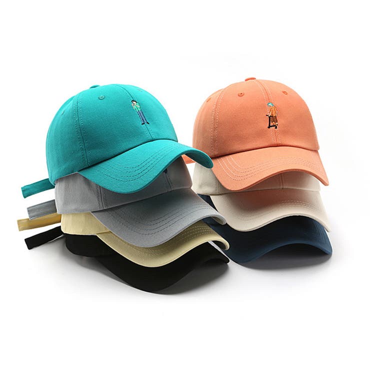 【10％OFFクーポン！10/21(水)9:59まで】HOOK カップルにおすすめ！人物刺繍ロングベルトキャップ 韓国ファッション ストリート系 春服 オラオラ系 オーバーサイズ ビッグシルエット ストリート系 大きいサイズ 夏 半袖 メンズ 春夏秋冬 shoplistselect-10023801 SHOPLIST パッケージ画像