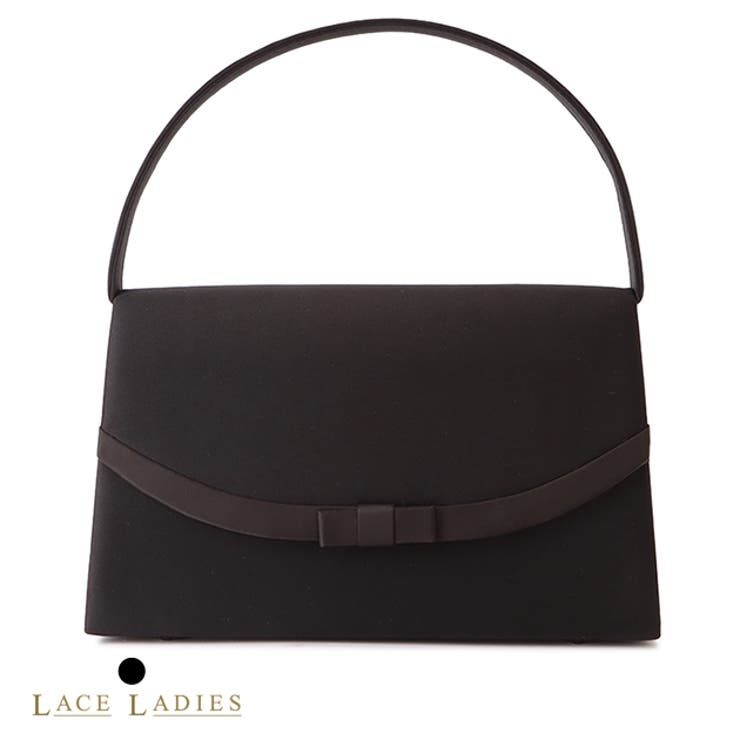 【10％OFFクーポン！11/27(木)1:59まで】レースレディース ラウンドフラップ ブラック フォーマルバッ..