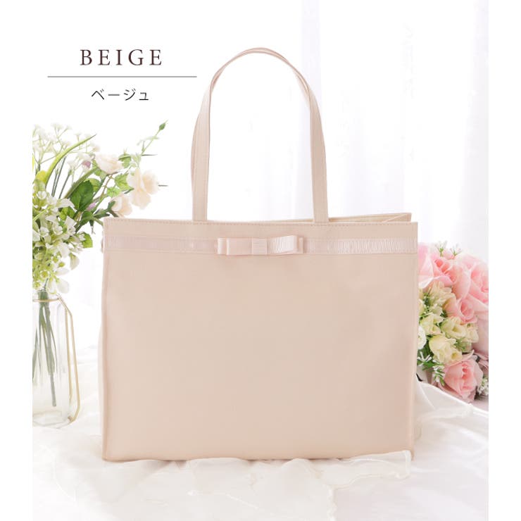 レースレディース グログランリボン付きブラックトートバッグ 女性 レディース 手提げ ハンドバッグ スクエア シンプル ミニマル ブラックフォーマル オフィス 通勤 冠婚葬祭 リクルート ビジネス 就活 きちんと感 ベーシック 定番 バッグ・鞄