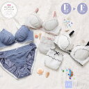 palissee 【EFカップ】バイカラーフラワーレース 3/4カップブラ&ショーツ インナー・下着