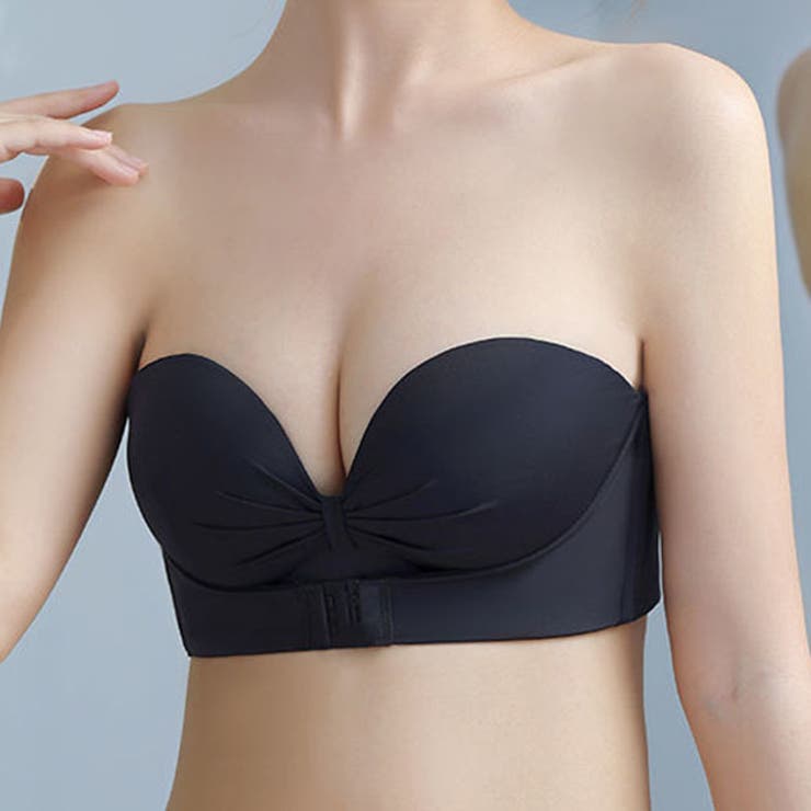 レースレディース 2WAY ストラップ ダブルホック シームレス 1/2 ブラジャー インナー・下着