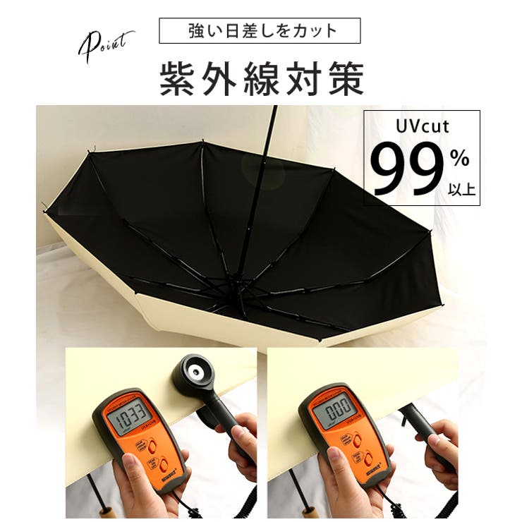 レースレディース 晴雨兼用ベーシックウッド折りたたみ傘 レディース アンブレラ 雨傘 日傘 防水 コンパクト 無地 ワンカラー シンプル 上品 フェミニン ベーシック UVカット 紫外線カット 遮熱 通勤 通学 散歩 デイリー 持ち歩き ニュアンスカラ