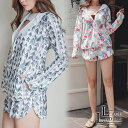 【5/16 1:59まで 5%OFFクーポン】レースレディース 水着 ラッシュガード UVカット パーカー 上下 2点セット 長袖 ショートパンツ サーフパンツ...