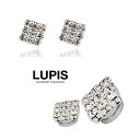LUPIS スクエアパヴェマグネットピアス 【磁石 マグネット スクエア ストーン パヴェ ピアス シルバー 激安 安い プチプラ 春 夏 秋 冬 春夏 秋冬 ...