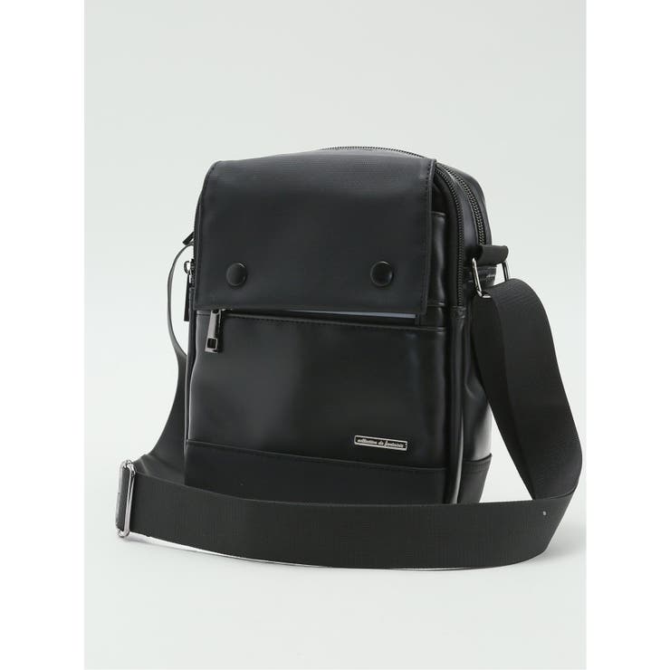 TAKA-Q MEN フラップ付き 縦型 ボディバッグ バッグ・鞄