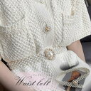 【8/11まで5%OFFクーポン】Miniministore パールベルト レディース ゴムベルト韓国 小物