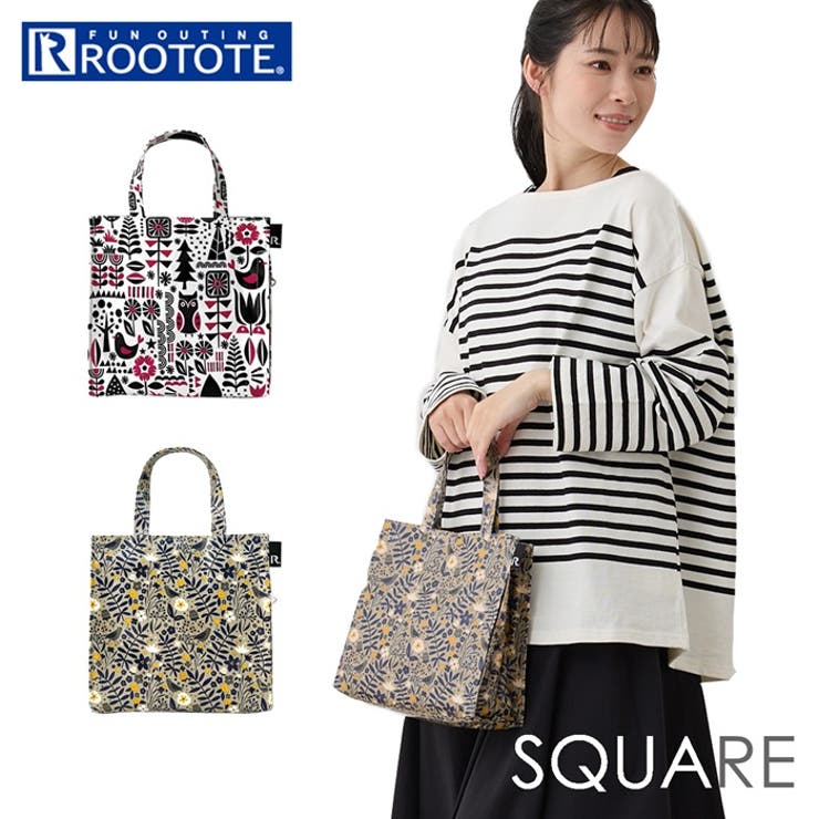 【10％OFFクーポン！11/27(木)1:59まで】BACKYARD FAMILY ルートート ROOTOTE 1307 EU.スクエア.クレ-ルーD バッグ・鞄