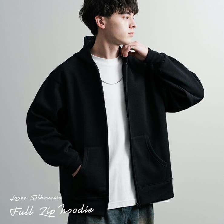 【10%OFFクーポン!12/11(木)1:59まで】Rocky Monroe フルジップパーカー オーバーサイズ 無地 メンズ レディース 裏起毛 フーディー...