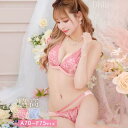 【5%OFFクーポン 9/11 1:59まで】Dazzy ブラジャー 脇高ブラジャー ショーツ セット 補正下着 シアー チェリー ブロッサム 脇高 ブラジャー & フルバック ショーツ | 大きいサイズ ブラジャー ショーツ セット 脇肉 贅肉 盛りブ