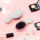 Dazzy オーロラストーンビジューハンディヘアブラシ 浴衣・着物