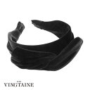 VINGTAINE ベロアカチューシャ ワイヤー入りリボン アレンジ ヘッドアクセ シンプル ヘアアクセサリー 可愛い ギフト プレゼント HK-348 ヘアア...