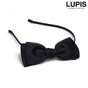 【10%OFFクーポン!11/27(木)1:59まで】LUPIS グログランリボンカチューシャ ヘアアクセサリー
