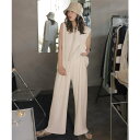 Doula Doula リブニットタンクトップ&パンツ セットアップ【韓国ファッション】【春夏新商品】 トップス