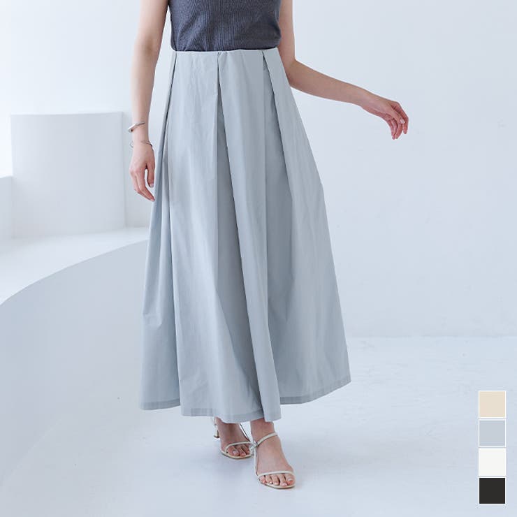 titivate 撥水ウエストタックフレアスカート【UR’S ユアーズ】 スカート