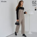 【5/15限定 15%OFFクーポン】titivate ベアトップサロペット パンツ・ズボン