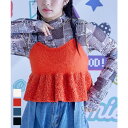 【8/11まで5%OFFクーポン】titivate ペプラムニットビスチェ【miette ミエット】 トップス
