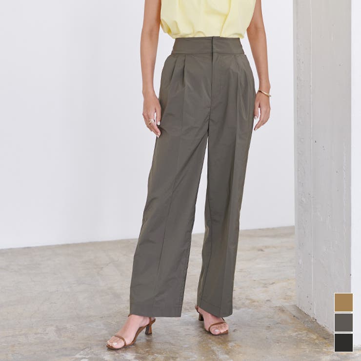 titivate 撥水ツータックワイドパンツ【UR’S ユアーズ】 パンツ・ズボンのサムネイル
