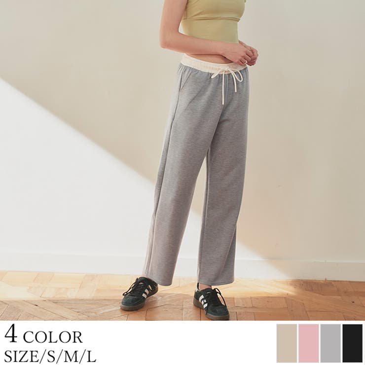 【10％OFFクーポン！11/27(木)1:59まで】titivate バイカラーワイドパンツ【SEADRESS シードレス】 パンツ・ズボン