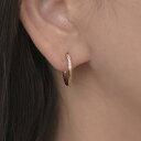 LUPIS 【金属アレルギー対応 316L】ジルコニアステンレスフープピアス アクセサリー