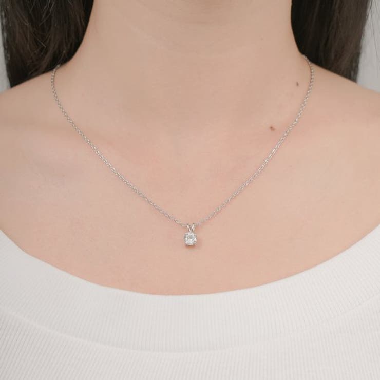 【10％OFFクーポン！1/16(金)1:59まで】LUPIS キュービックジルコニアステンレスネックレス アクセサリー