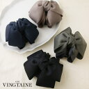 VINGTAINE バンスクリップ センターリボン グログラン ヘアクリップ オフィス 仕事 ヘアアクセサリー 可愛い ギフト プレゼント H7818 ヘアアク...