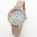 【5/16 1:59まで 5%OFFクーポン】bright wrist AMORE DOLCE アモーレドルチェ腕時計 フラワープリントウォッチ AD20301S-PGWH_PK アクセサリー