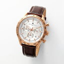 【8/11まで5%OFFクーポン】bright wrist サルバトーレマーラ レザーベルトクロノグラフ腕時計 アクセサリー