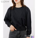 CLOTHY 【2024AW新作】ボリューム袖スウェット トップス