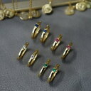 Noelmarket ピアス 金属アレルギー対応 つけっぱなし フープ ダイヤ 18k シルバー アクセサリー