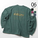SETUP7【MEN】 【KELTY】Back Typo Logo L/S T-shirt KE24213102 トップス