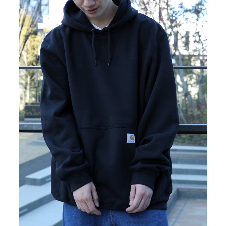 【10%OFFクーポン!12/11(木)1:59まで】SETUP7【MEN】 【Carhartt】ビッグシルエットパーカー K121 トップス