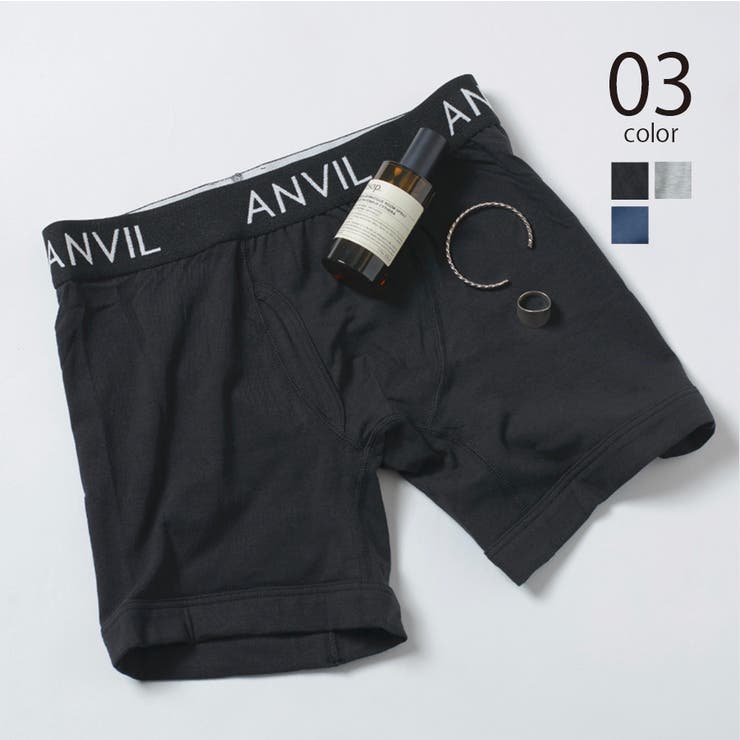 【10%OFFクーポン!11/27(木)1:59まで】SETUP7【MEN】 【ANVIL】 USAコットンボクサーパンツ ANV0540 インナー・下着