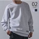 SETUP7【MEN】 【MAISON CLUB】ワンポイントステンシルロゴスウェット トップス