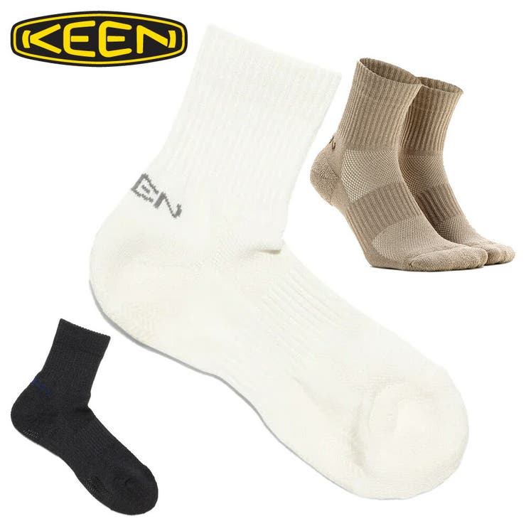 【10%OFFクーポン!11/27(木)1:59まで】つるや KEEN 靴下 メンズ レディース ワシ ソックス クウォーター 1025735 1025739 ...