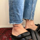 feu Beads Chain Anklet アンクレット ビーズ ガールズモード カジュアル 韓国 アクセサリー