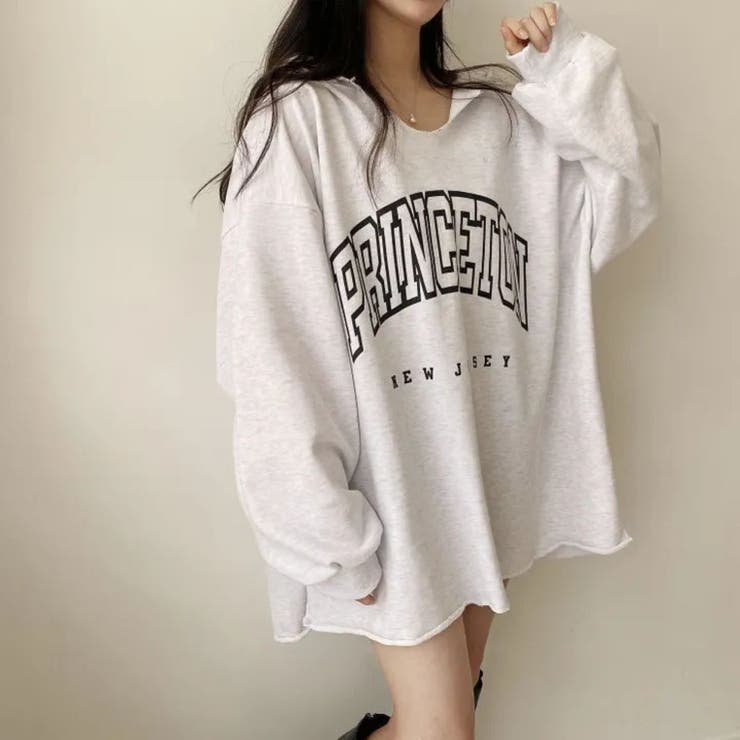 LETee ビッグロゴカットオフプルパーカー トップス shoplistselect-10057705 SHOPLIST サンプル画像3