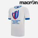 【7/11 1:59まで 5%OFFクーポン】つるや RWC23FRANCE ユニフォーム Tシャツ macron スポーツウェア・フィットネスウェア