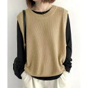 SUNSHINE CLOSET ニットベスト レディースチョッキ 重ね着 トップス