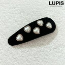LUPIS パールハートぱっちんヘアピン ヘアアクセサリー