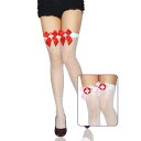 Anna Mu JAPAN ナース コスプレ ストッキング パンスト パンティストッキング タイツ ピンク 赤衣装 レディース 女性 セクシー ランジェリー ガ...