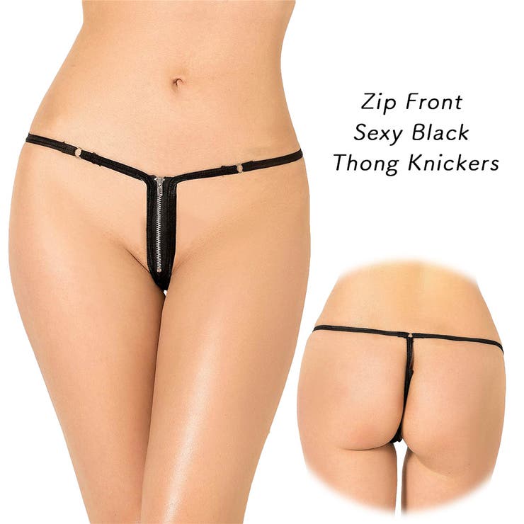 【10%OFFクーポン!11/27(木)1:59まで】Anna Mu JAPAN セクシーショーツ セクシー ランジェリー ショーツ 単品 フロントファスナー ...